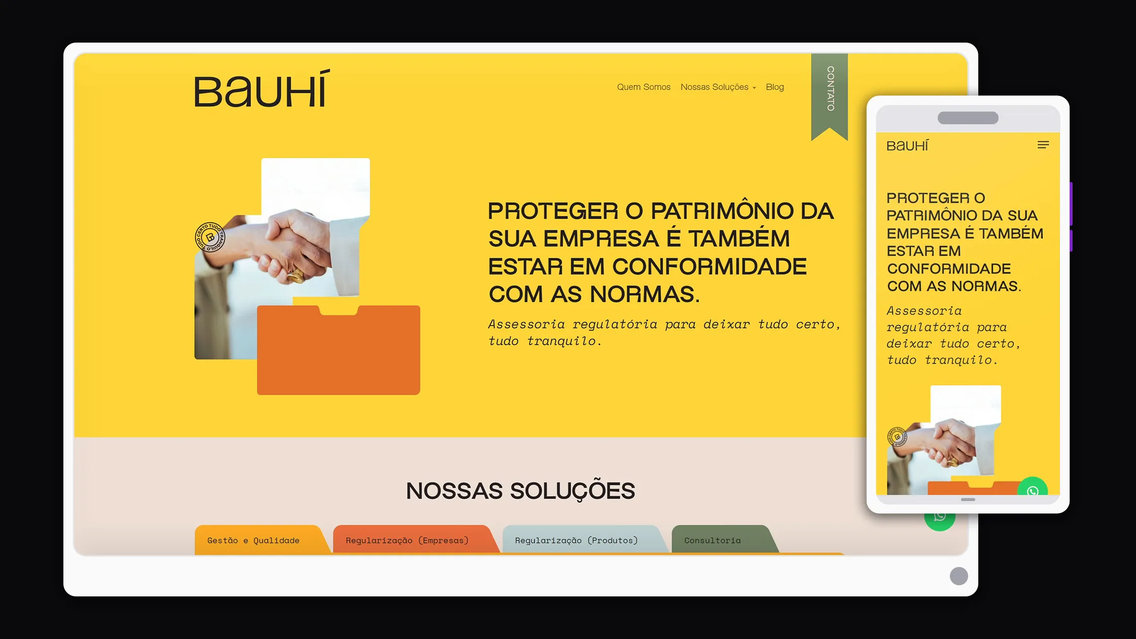 Imagem mostrando elementos de Bauhí