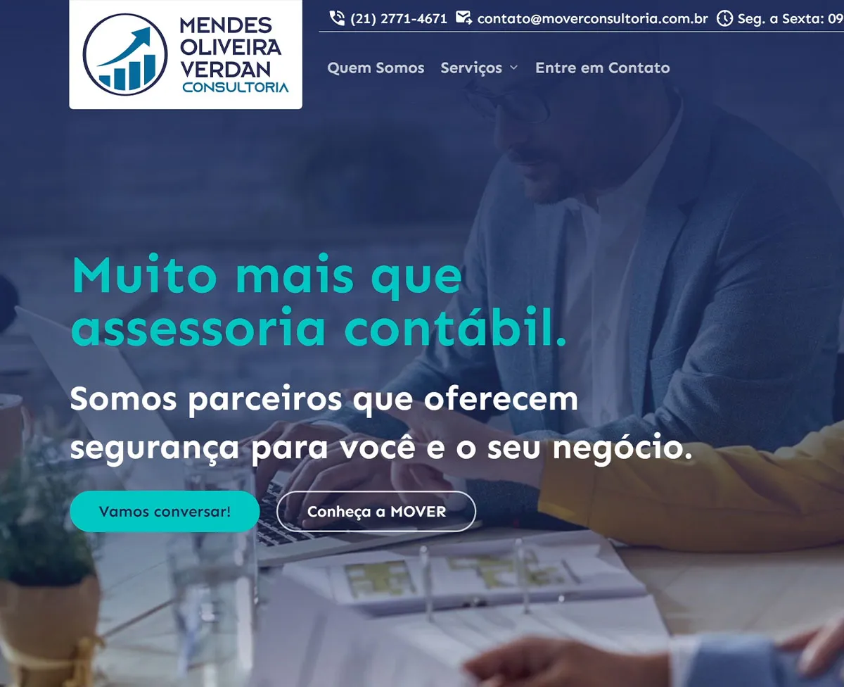 Imagem mostrando elementos de Mover Consultoria